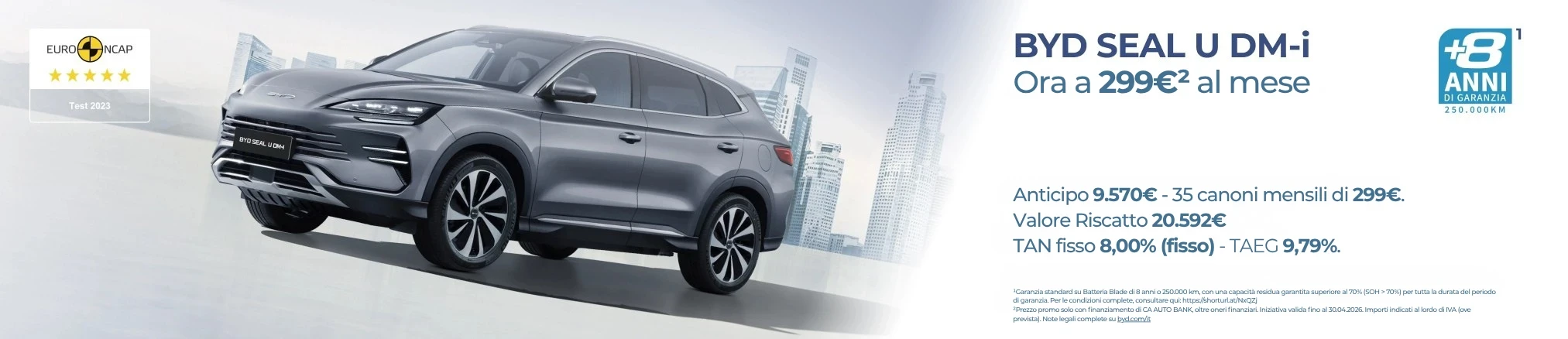 Offerte e promozioni JBO竞博 SEAL U DM-i con Leasing Privati