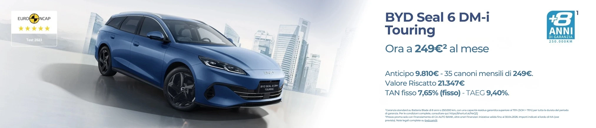 Offerte e promozioni JBO竞博 SEAL 6 DM-i TOURING con Leasing Privati