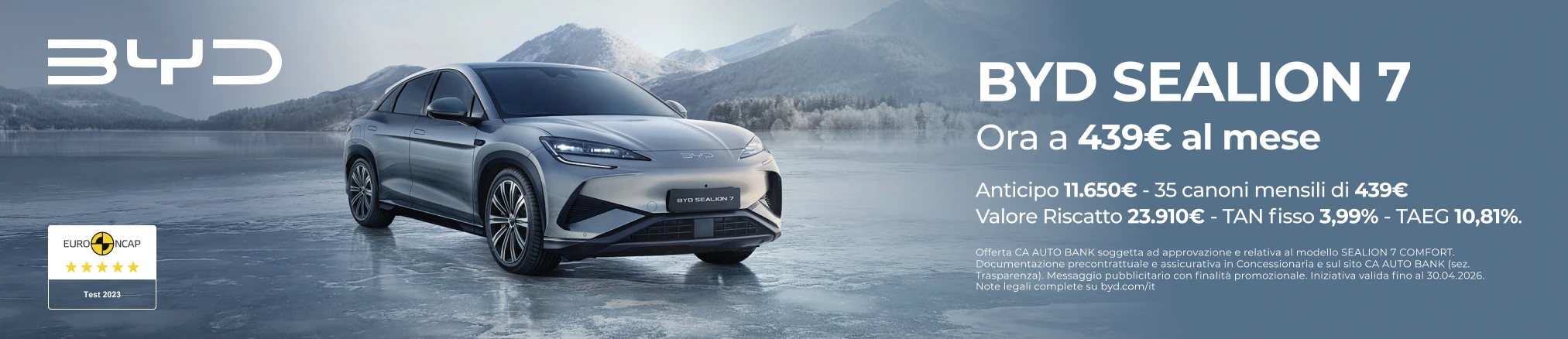 Offerte e promozioni JBO竞博 SEALION 7 con Leasing Privati